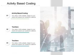 Activity based costing ppt powerpoint presentation file format cpb