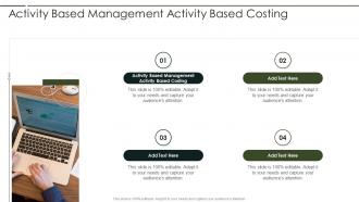 Activity Based Management Activity Based Costing In Powerpoint And Google Slides Cpb