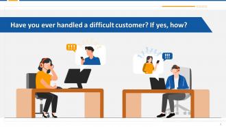 Activity For Dealing With Difficult Customers Edu Ppt