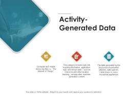 Activity generated data checklist ppt powerpoint presentation styles shapes