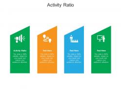 Activity ratio ppt powerpoint presentation ideas vector cpb