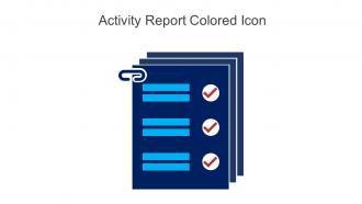 Activity Report Colored Icon In Powerpoint Pptx Png And Editable Eps Format