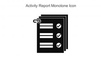 Activity Report Monotone Icon In Powerpoint Pptx Png And Editable Eps Format