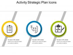 Activity strategic plan icons