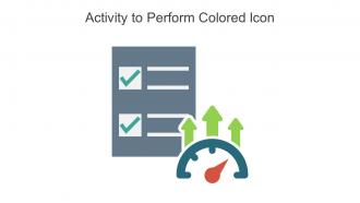 Activity To Perform Colored Icon In Powerpoint Pptx Png And Editable Eps Format