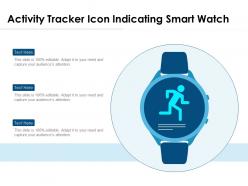 Activity tracker icon indicating smart watch