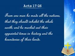 Acts 17 26 appointed times in history powerpoint church sermon