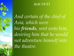 Acts 19 31 the officials of the province friends powerpoint church sermon