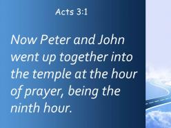 Acts 3 1 the temple at the time of powerpoint church sermon