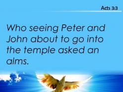 Acts 3 3 he asked them for money powerpoint church sermon
