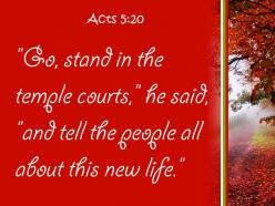 Acts 5 20 the people all about powerpoint church sermon