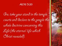 Acts 5 20 the people all about powerpoint church sermon