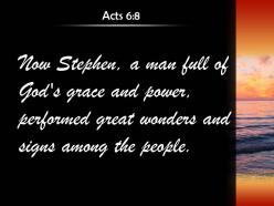 Acts 6 8 performed great wonders powerpoint church sermon