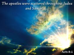Acts 8 1 the apostles were scattered powerpoint church sermon