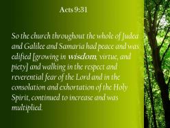 Acts 9 31 samaria enjoyed a time of peace powerpoint church sermon