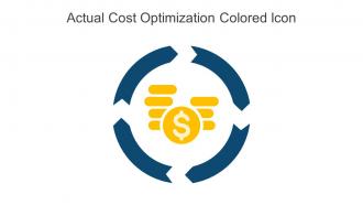 Actual Cost Optimization Colored Icon In Powerpoint Pptx Png And Editable Eps Format