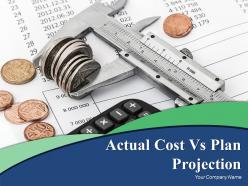 Actual Cost Vs Plan Projection Powerpoint Presentation Slides