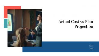 Actual Cost Vs Plan Projection PPT Sample AT