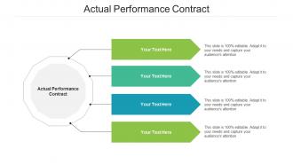 Actual Performance Contract Ppt Powerpoint Presentation Icon Background Image Cpb