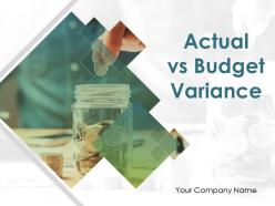 Actual Vs Budget Variance Powerpoint Presentation Slides