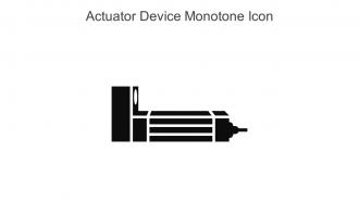 Actuator Device Monotone Icon In Powerpoint Pptx Png And Editable Eps Format