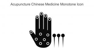 Acupuncture Chinese Medicine Monotone Icon In Powerpoint Pptx Png And Editable Eps Format