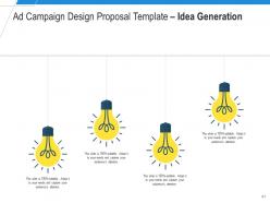 Ad Campaign Design Proposal Template Powerpoint Presentation Slides