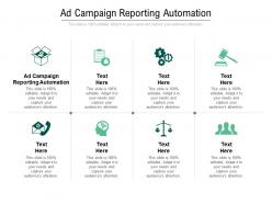Ad campaign reporting automation ppt powerpoint presentation slides guide cpb