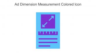 Ad Dimension Measurement Colored Icon In Powerpoint Pptx Png And Editable Eps Format