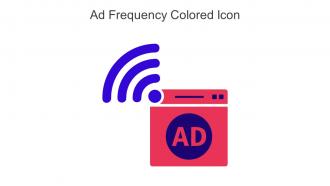 Ad Frequency Colored Icon In Powerpoint Pptx Png And Editable Eps Format