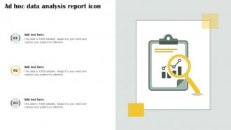 Ad Hoc Data Analysis Report Icon