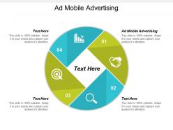 Ad mobile advertising ppt powerpoint presentation ideas demonstration cpb