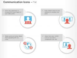 Ad monitoring global communication video calling ppt icons graphics