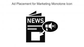 Ad Placement For Marketing Monotone Icon In Powerpoint Pptx Png And Editable Eps Format