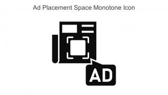 Ad Placement Space Monotone Icon In Powerpoint Pptx Png And Editable Eps Format