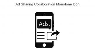 Ad Sharing Collaboration Monotone Icon In Powerpoint Pptx Png And Editable Eps Format