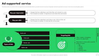 Ad Supported Service Spotify Company Profile Ppt Designs CP SS