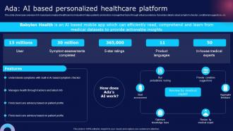 Ada Ai Based Personalized Healthcare Platform How Chatgpt Can Transform Healthcare Chatgpt SS