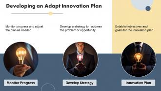 Adapt Innovation powerpoint presentation and google slides ICP Visual Informative