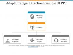 Adapt strategic direction example of ppt