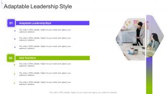 Adaptable Leadership Style In Powerpoint And Google Slides Cpb