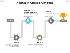 Adaptation change workplace ppt powerpoint presentation outline cpb