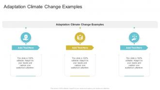 Adaptation Climate Change Examples In Powerpoint And Google Slides Cpb