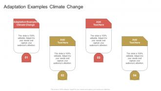Adaptation Examples Climate Change In Powerpoint And Google Slides Cpb