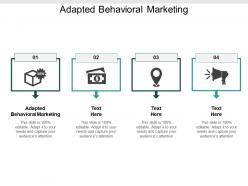 Adapted behavioral marketing ppt powerpoint presentation styles picture cpb