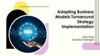 Adapting Business Models Turnaround Strategy Implementation PPT Outline AT