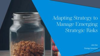 Adapting Strategy To Manage Emerging Strategic Risks PPT Template AT