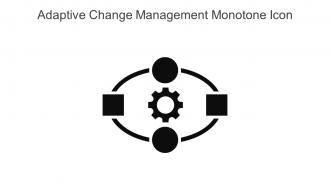 Adaptive Change Management Monotone Icon In Powerpoint Pptx Png And Editable Eps Format