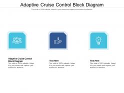Adaptive cruise control block diagram ppt powerpoint presentation icon background cpb