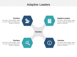 Adaptive leaders ppt powerpoint presentation inspiration design inspiration cpb